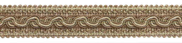 9 Yard Value Pack - Beige Multi Tone Baroque Collection Gimp Braid 1-1/4 inch Style# 0125BG Color: SANDSTONE - 7245 (27 Ft / 8 Meters)
