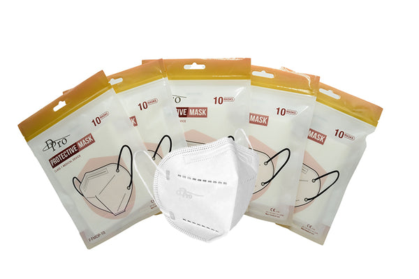 Disposable KN95 Face Masks, 50 pieces, Mouth and Nose Safety Protection