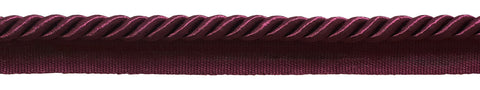 10 Yard Value Pack of Medium 5/16 inch Basic Trim Lip Cord Style# 0516S Color: CHERRY RED -E13 (30 Ft / 9.1 Meters)
