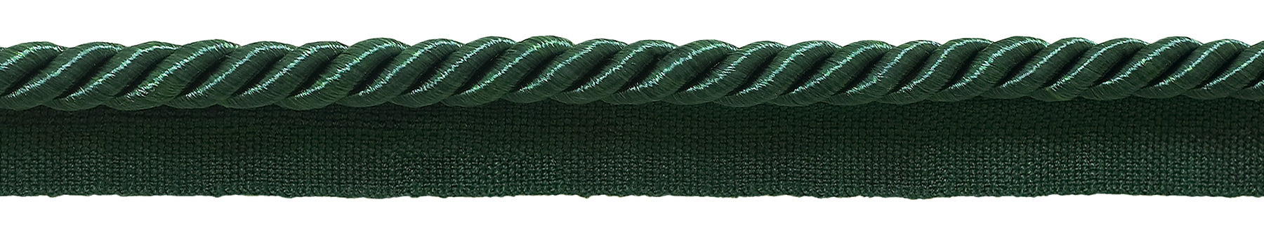 10 Yard Value Pack of Medium 5/16 inch Basic Trim Lip Cord Style# 0516S Color: HUNTER GREEN - G10 (30 Ft / 9.1 Meters) - DecoPro