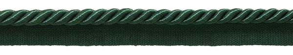 10 Yard Value Pack of Medium 5/16 inch Basic Trim Lip Cord Style# 0516S Color: HUNTER GREEN - G10 (30 Ft / 9.1 Meters)