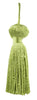 Petite Multi-colored Key Tassel / 3 inches long Tassel with 1 inch loop / Princess Collection / Style# BT3 (11309) Color: Spring Green - L43