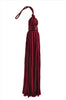Set of 10 Red Wine Chainette Tassel, 3 Inch Long with 1 Inch Loop, Basic Trim Collection Style# RT03 Color: Burgundy - E10