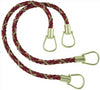 Pair of Elegant Burgundy Taupe Curtain & Drapery Rope Tiebacks, 18 inch Long, Approx. 1/2 inch Thick, Style# BRTBM Color# CRANBERRY HARVEST - 8612