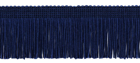 2 Inch Chainette Fringe Trim / Style# CF02, Color: Navy Blue - J3 (Sold by the Yard)