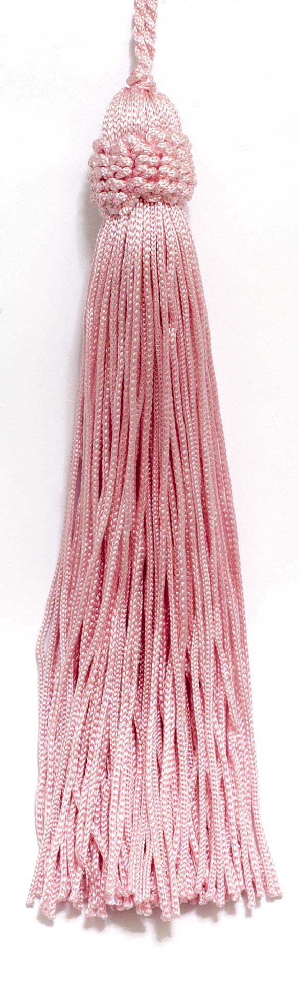 Set of 10 Pink Crown Head Chainette Tassel, 5.5 Inch Long with 1 Inch Loop, Basic Trim Collection Style# CT055 Color: Pink - K11 - DecoPro
