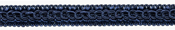 1/2 inch Basic Trim Decorative Gimp Braid, Style# 0050SG Color: DARK Dark Navy Blue - J3, Sold By the Yard