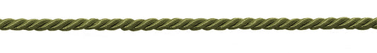 Small 3/16 inch Basic Trim Decorative Rope / Sold by The Yard / Style# 0316NL (8641) / Color: Olive Green - 9628 - DecoPro