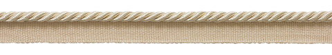 Small 3/16 inch Ivory / Ecru Basic Trim Lip Cord, Sold by The Yard , Style# 0316S Color: NATURAL - A2