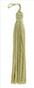 Set of 10 Grain / Beige Chainette Tassel, 4 Inch Long with 1 Inch Loop, Basic Trim Collection Style# RT04 Color: Grain - A5