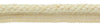 Elaborate 3/8 inch Ecru, Ivory, Cream Veranda Collection Trim Cord With Sewing Lip / Style# 0038V / Color: Light Sand - VNT2 / Sold by The Yard