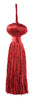 Petite Key Tassel / 3 inches long Tassel with 1 inch loop / Style# BT3 (11309) Color: Cherry Red - E13