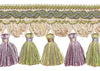 5 Yard Value Pack of Lilac Gold 4 inch Baroque Tassel Fringe Style# TFB1 Color: WINTER LILAC - 8426 (15 Ft / 4.5M)