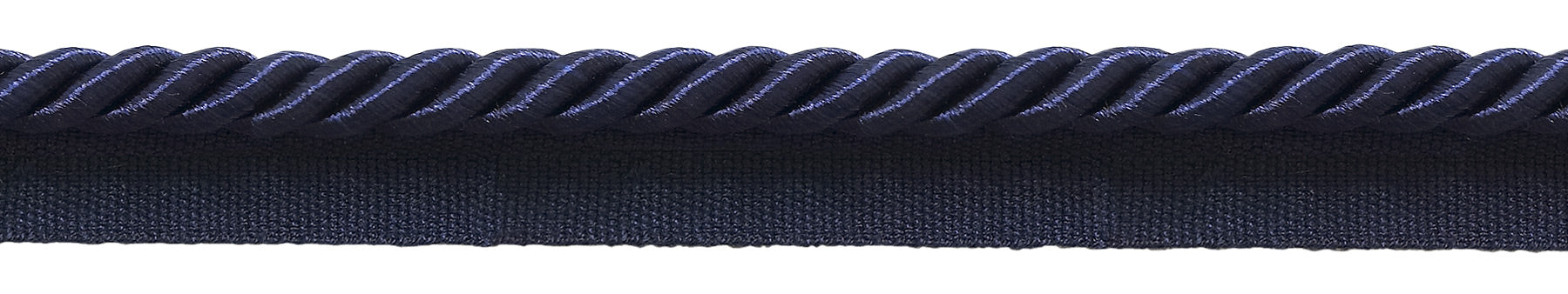 Medium 5/16 inch Basic Trim Lip Cord (Dark Navy), Sold by The Yard , Style# 0516S Color: DARK Dark Navy Blue - J3 - DecoPro