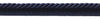 Medium 5/16 inch Basic Trim Lip Cord (Dark Navy), Sold by The Yard , Style# 0516S Color: DARK Dark Navy Blue - J3