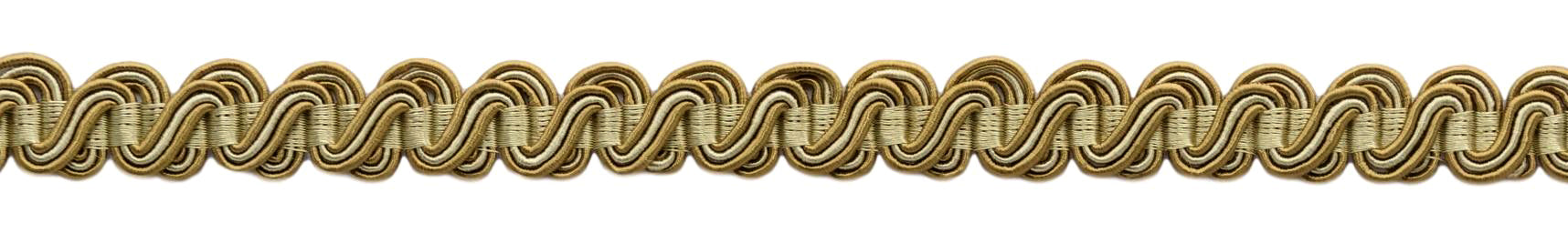 5 Yard Value Pack / 5/8 inch Braided Decorative Gimp Braid / Style# 0058FSG Color: 1804 (15 Ft / 4.6M) - DecoPro