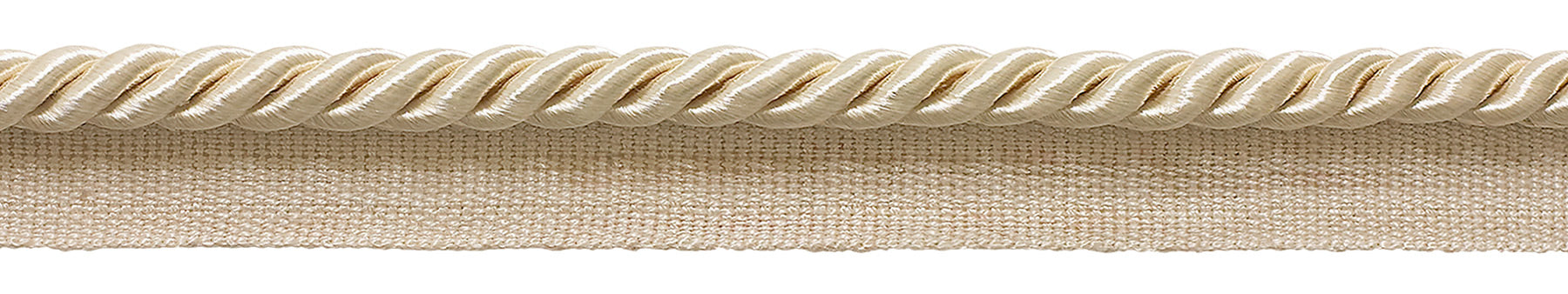 10 Yard Value Pack of Medium 5/16 inch Basic Trim Lip Cord Style# 0516S Color: NATURAL / IVORY - A2 (30 Ft / 9.1 Meters) - DecoPro