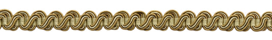 24 Yard Package / 5/8 inch Braided Decorative Gimp Braid / Style# 0058FSG Color: 1804 (72 Ft / 21.9M) - DecoPro
