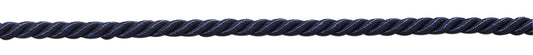 Small 3/16 inch Basic Trim Decorative Rope (Dark Navy), Sold by The Yard , Style# 0316NL Color: DARK Dark Navy Blue - J3 - DecoPro