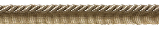 10 Yard Value Pack / Medium 5/16 inch Basic Trim Lip Cord (Sandstone Light Beige) / Style# 0516S Color: A10 (30 Ft / 9.1 Meters) - DecoPro