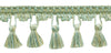 2.5 Inch Mint Parfait, Pebble, Lake Blue, Sandstone Tassel Fringe Trim / Style# TFC025 / Color: Aquamarine - PR10 / Sold By the Yard