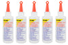 Five-Pack of Beacon of Fabri-Tac Permanent Adhesive, 4 Ounce