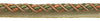 Large Light Bronze, Olive Green, Terracotta Baroque Collection 7/16 inch Cord with Lip Style# 0716BL Color: CHAPARRAL - 5615 (Sold by The Yard)