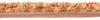 27 Yard Package / Elegant Cord With Lip / 3/8 inch diameter / Style# 0038LPC Color: Salmon, Peach, Beige - 8962 / 81 Ft / 24.7M