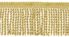 12 Yard Package / 3 Inch Light Beige, Light Gold, Maize Bullion Fringe Trim / Style# EF300 (24108), Color: Honey Suckle - PR07 (36 Ft / 11M)