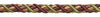 Large PLUM OLIVE GREEN Baroque Collection 7/16 inch Decorative Cord Without Lip Style# 716BNL Color: PLUM OLIVE – 7346 (Sold by The Yard)
