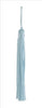 Set of 10 Light Blue Chainette Tassel, 4 Inch Long with 1 Inch Loop, Basic Trim Collection Style# RT04 Color: Arctic Blue - N14