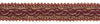 Burgundy Taupe Baroque Collection Gimp Braid 1-1/4 inch Style# 0125BG Color: CRANBERRY HARVEST – 8612 (Sold by The Yard)