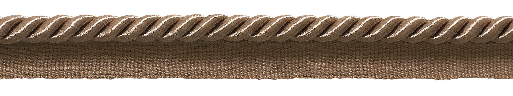 Medium 5/16 inch Basic Trim Lip Cord (Dark Sand), Sold by The Yard , Style# 0516S Color: DARK SAND - A8 - DecoPro