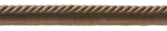 Medium 5/16 inch Basic Trim Lip Cord (Dark Sand), Sold by The Yard , Style# 0516S Color: DARK SAND - A8 - DecoPro