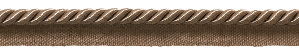 Medium 5/16 inch Basic Trim Lip Cord (Dark Sand), Sold by The Yard , Style# 0516S Color: DARK SAND - A8