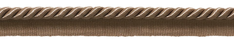 Medium 5/16 inch Basic Trim Lip Cord (Dark Sand), Sold by The Yard , Style# 0516S Color: DARK SAND - A8