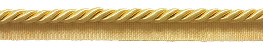10 Yard Value Pack of Medium 5/16 inch Basic Trim Lip Cord Style# 0516S Color: LIGHT GOLD - B7 (30 Ft / 9.1 Meters) - DecoPro