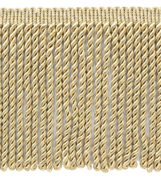 6 Inch Long / Oyster, Kasha, Shell, Sandstone Bullion Fringe Trim / Style# BFMLT6 (27837) / Color: Dreamsicle - PR01 / Sold By the Yard