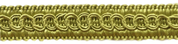 1/2 inch Basic Trim Decorative Gimp Braid, Style# 0050SG Color: CELEDON Green - G6, Sold By the Yard