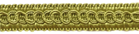 1/2 inch Basic Trim Decorative Gimp Braid, Style# 0050SG Color: CELEDON Green - G6, Sold By the Yard