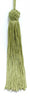 Set of 10 Avocado Green Woven Head Chainette Tassel, 5.5 Inch Long with 2 Inch Loop, Basic Trim Collection Style# BH055 Color: Avocado Green- G1
