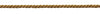 Small 3/16 inch Gold, Basic Trim Decorative Rope, Sold by The Yard , Style# 0316NL Color: Gold - C4