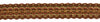 18 Yard Package / Lavish 1 inch Wide Copper, Brown, Oak Brown Gimp Braid Trim / Style# 0100VG / Color: Rustic - VNT9 (54 Ft / 16.5M)