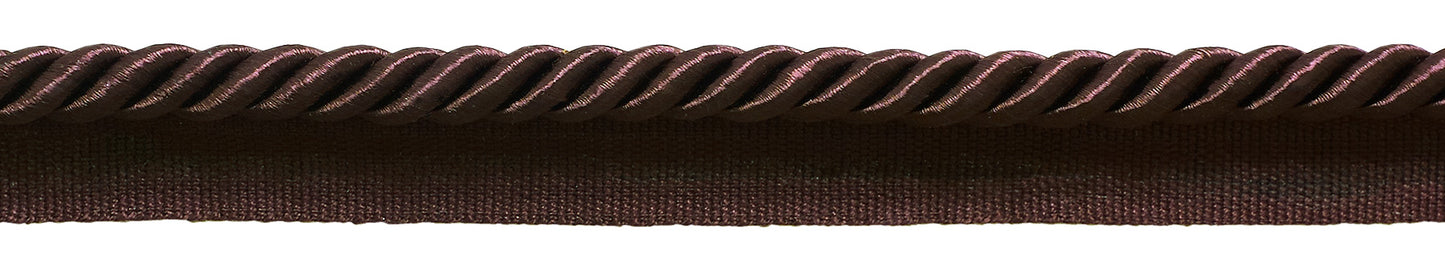 10 Yard Value Pack of Medium 5/16 inch Basic Trim Lip Cord Style# 0516S Color: MOCHA - D2 (30 Ft / 9.1 Meters) - DecoPro