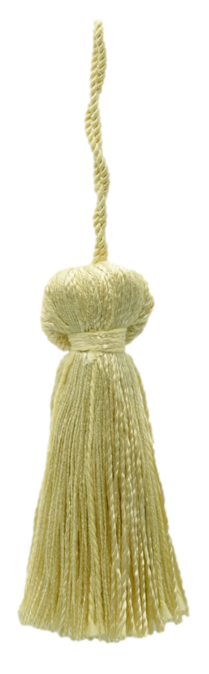 3" Tassel (7.5cm) Small Bell Tassel | Craft Tassel (BT3-CR) | Sold Individually, #P94 Multicolor / Light Gold - DecoPro