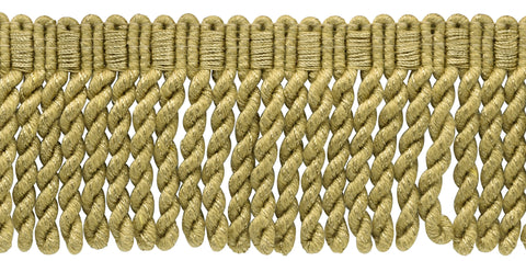 18 Yard Package / 3 Inch Long / Camel Gold Knitted Bullion Fringe Trim / Style# BFSCR3 / Color: E16C (15 Ft / 4.6 Meters)