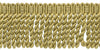 18 Yard Package / 3 Inch Long / Camel Gold Knitted Bullion Fringe Trim / Style# BFSCR3 / Color: E16C (15 Ft / 4.6 Meters)