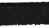 3 Inch Long Black Bullion Fringe Trim / Style# BFEMP3 (21927) / Color: Midnight's Embrace - K9 / Sold By the Yard