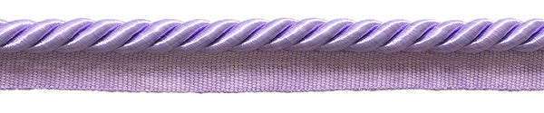 Large Light Purple 3/8 inch Basic Trim Cord With Sewing Lip (Lilac), Package of 32.8 Yards (98 Feet / 30 Meters) , Style# 0038S Color: D7