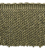 18 Yard Pack - 6 Inch Long Black, Seal Brown, Mocha Bullion Fringe Trim / Basic Trim Collection / Style# BFEMP6 (21987) / Color: Shadow - W144 (54 Ft / 16.5 Meters)
